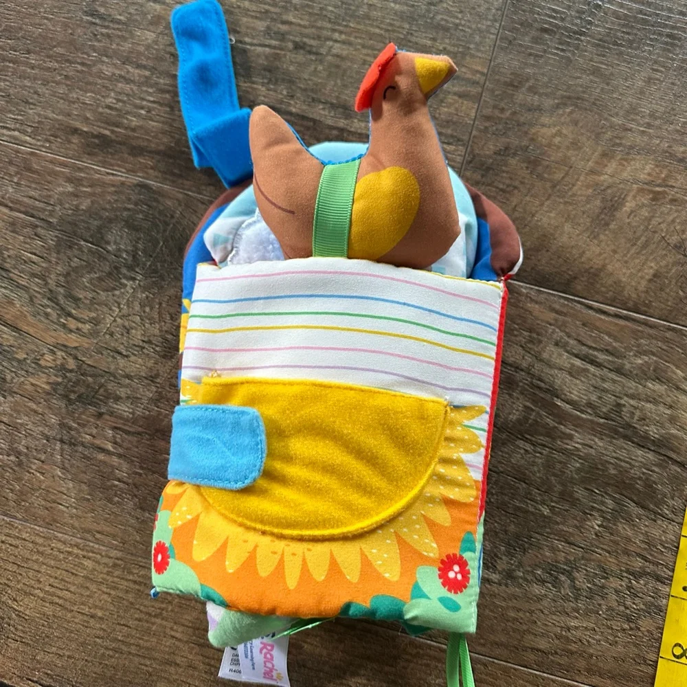 Baby Ms. Rachel Red & White Sensory Learning Farm Toy